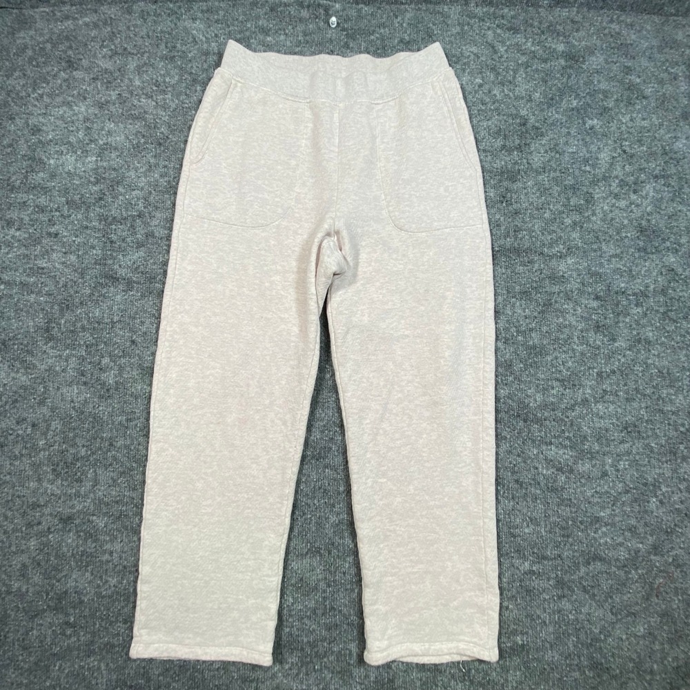 Madewell MWL Superterry Sweatpants Oatmeal Heather Small Relaxed Straight Leg‎